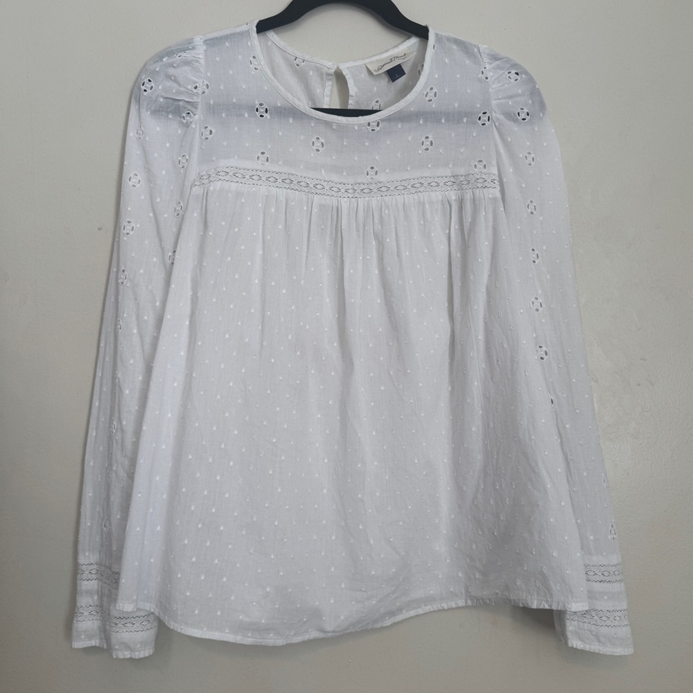 White Long Sleeve Blouse
